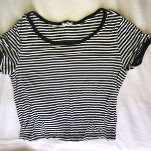 Black and White cropped top.